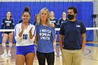 Volleyball Senior Day  Wheaton Women's Volleyball Senior Day. - Photo by Keith Nordstrom : Wheaton, Volleyball Senior Day